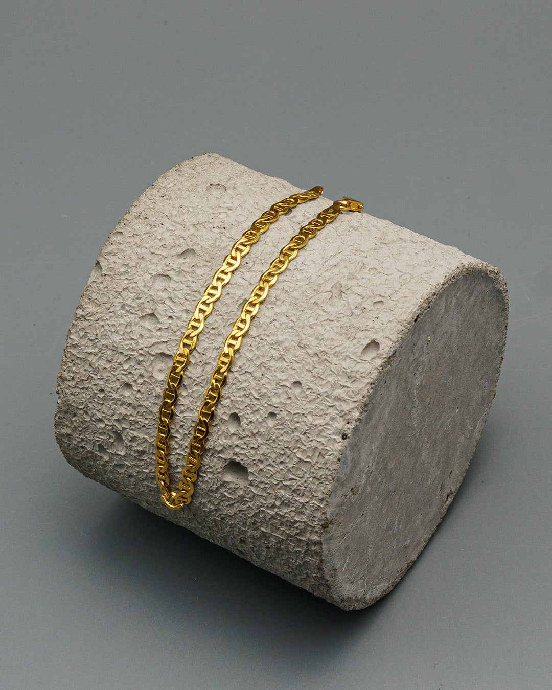 Pulso It Plano Oro amarillo 18k 2,63 Gr / 3,4 mm / 19 Cm