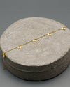 Tobillera Triangulo Oro amarillo 18k 1,90 Gr / 25 Cm